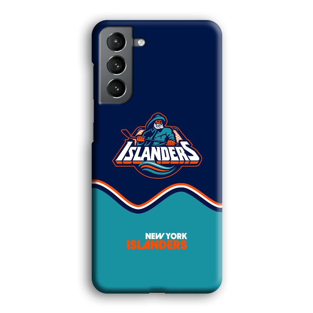 New York Islanders Waving The Ice Samsung Galaxy S21 Plus Case-Oxvistore