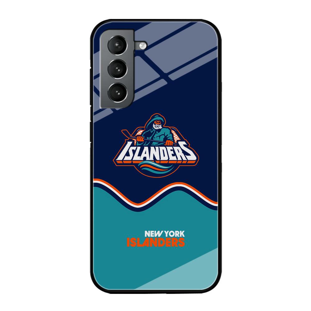 New York Islanders Waving The Ice Samsung Galaxy S21 Plus Case-Oxvistore