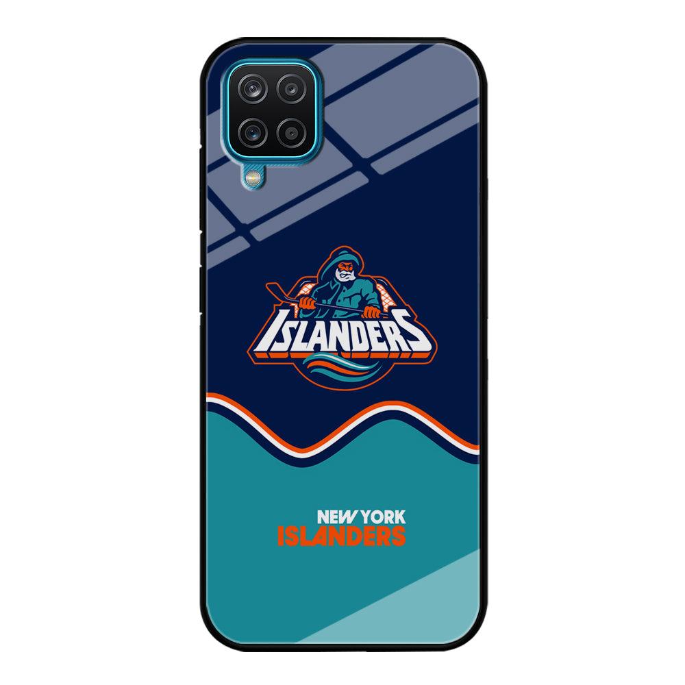 New York Islanders Waving The Ice Samsung Galaxy A12 Case-Oxvistore