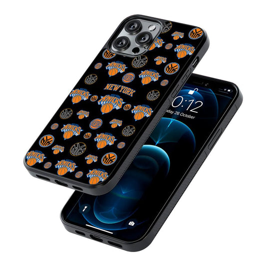New York Knicks Pattern 2D Rubber Phone Case-Oxvistore