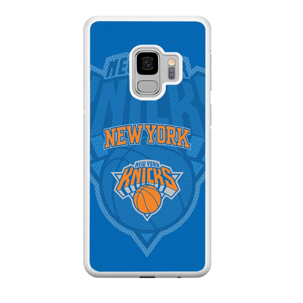 New York Knicks The Ball Blue Patern Samsung Galaxy S9 Case-Oxvistore