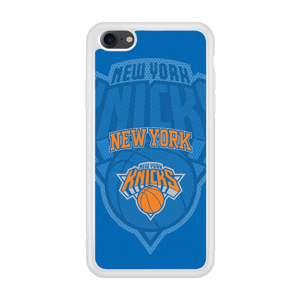 New York Knicks The Ball Blue Patern iPhone 8 Case-Oxvistore