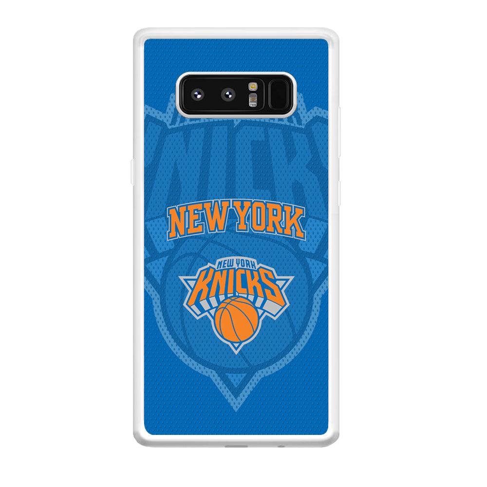 New York Knicks The Ball Blue Patern Samsung Galaxy Note 8 Case-Oxvistore