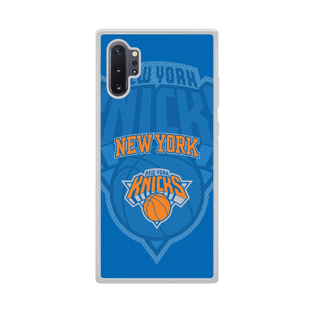 New York Knicks The Ball Blue Patern Samsung Galaxy Note 10 Plus Case-Oxvistore