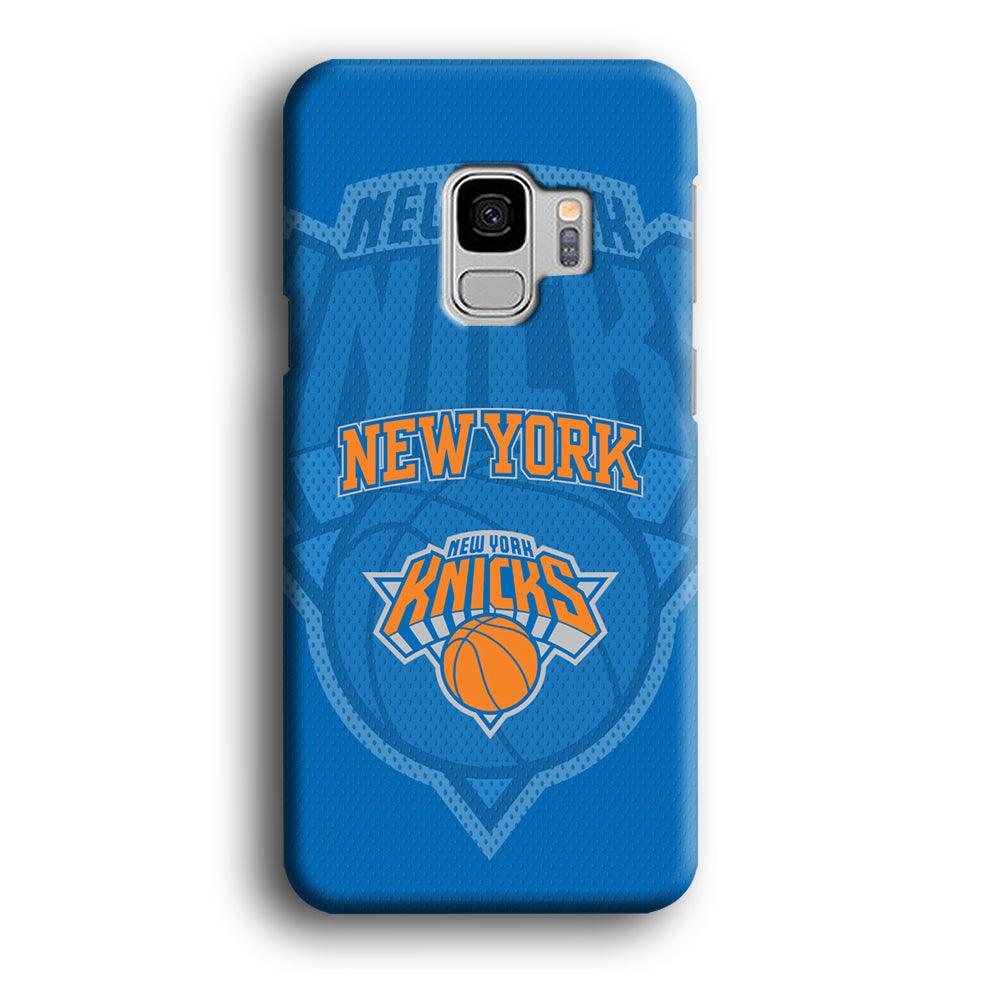 New York Knicks The Ball Blue Patern Samsung Galaxy S9 Case-Oxvistore