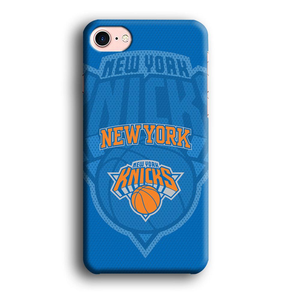 New York Knicks The Ball Blue Patern iPhone 8 Case-Oxvistore