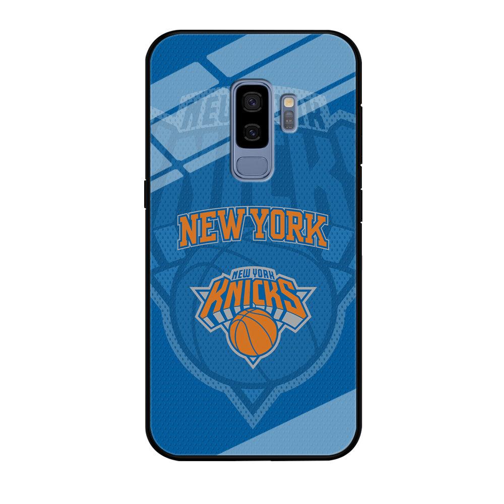 New York Knicks The Ball Blue Patern Samsung Galaxy S9 Plus Case-Oxvistore