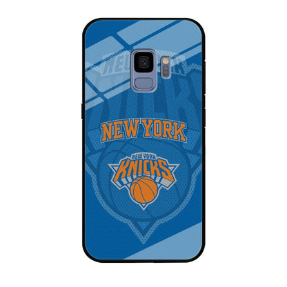 New York Knicks The Ball Blue Patern Samsung Galaxy S9 Case-Oxvistore