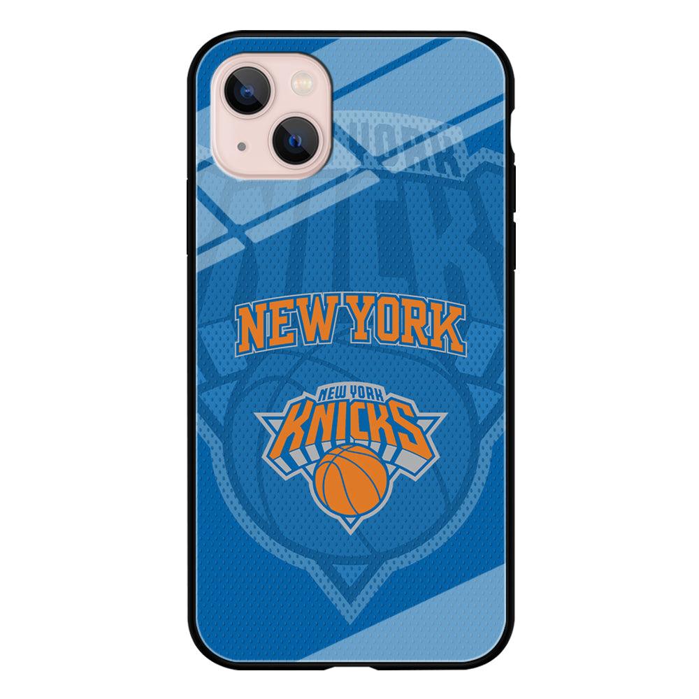 New York Knicks The Ball Blue Patern iPhone 13 Case-Oxvistore