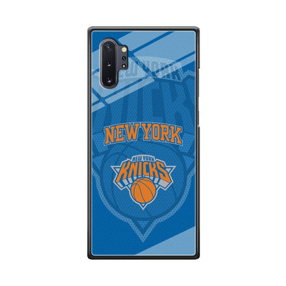 New York Knicks The Ball Blue Patern Samsung Galaxy Note 10 Plus Case-Oxvistore