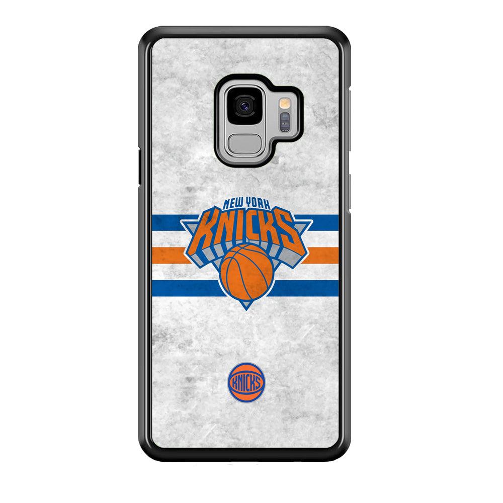 New York Knicks on Old Wall Samsung Galaxy S9 Case-Oxvistore