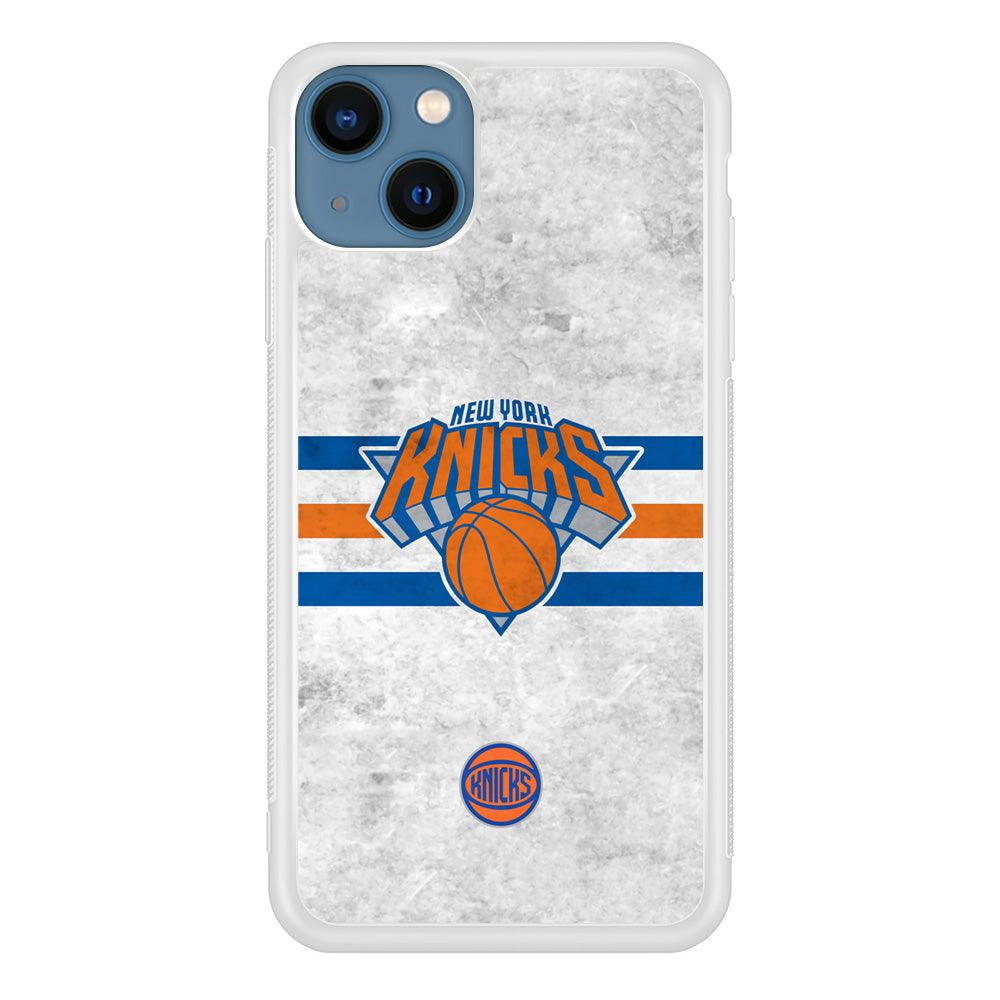 New York Knicks on Old Wall iPhone 14 Plus Case-Oxvistore