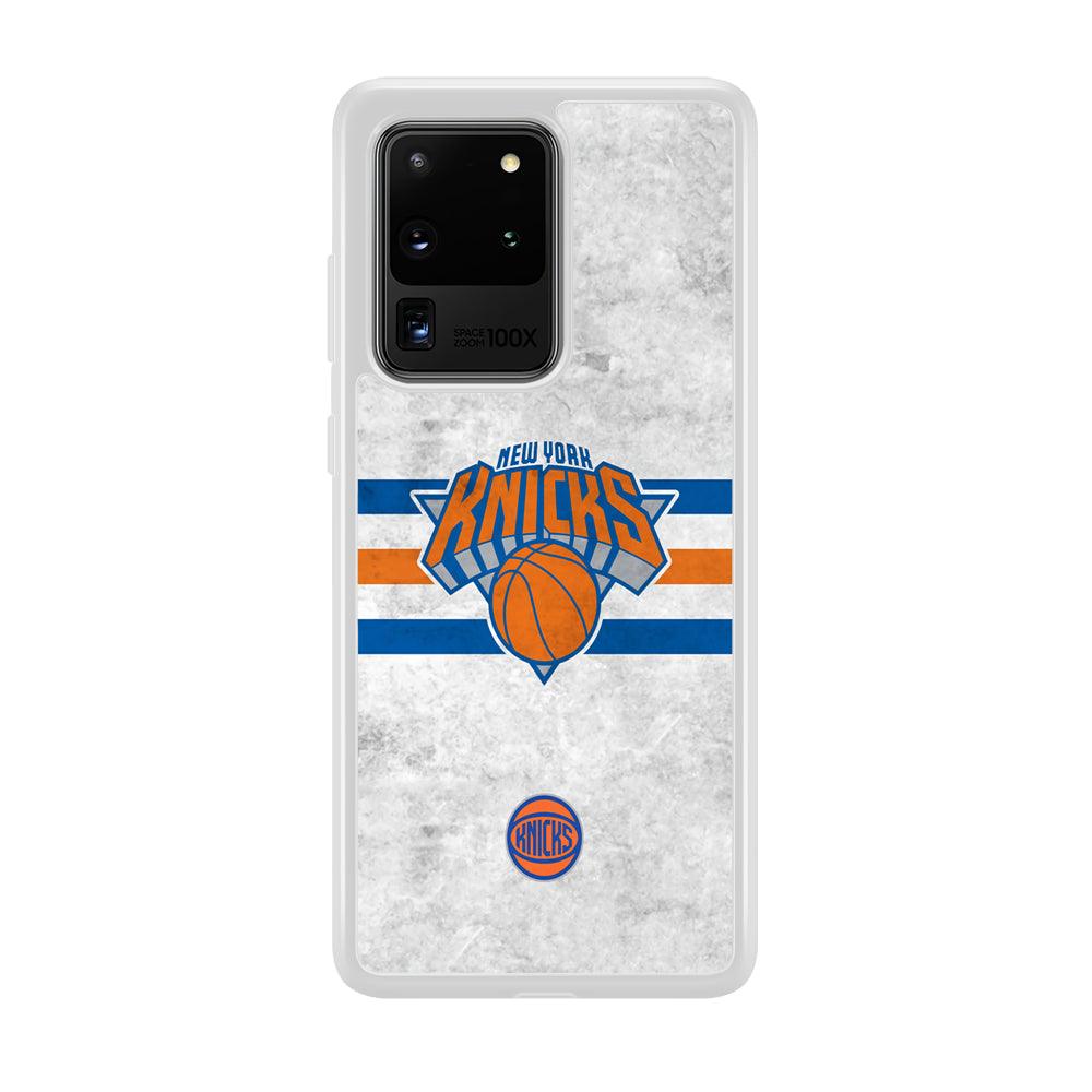 New York Knicks on Old Wall Samsung Galaxy S20 Ultra Case-Oxvistore