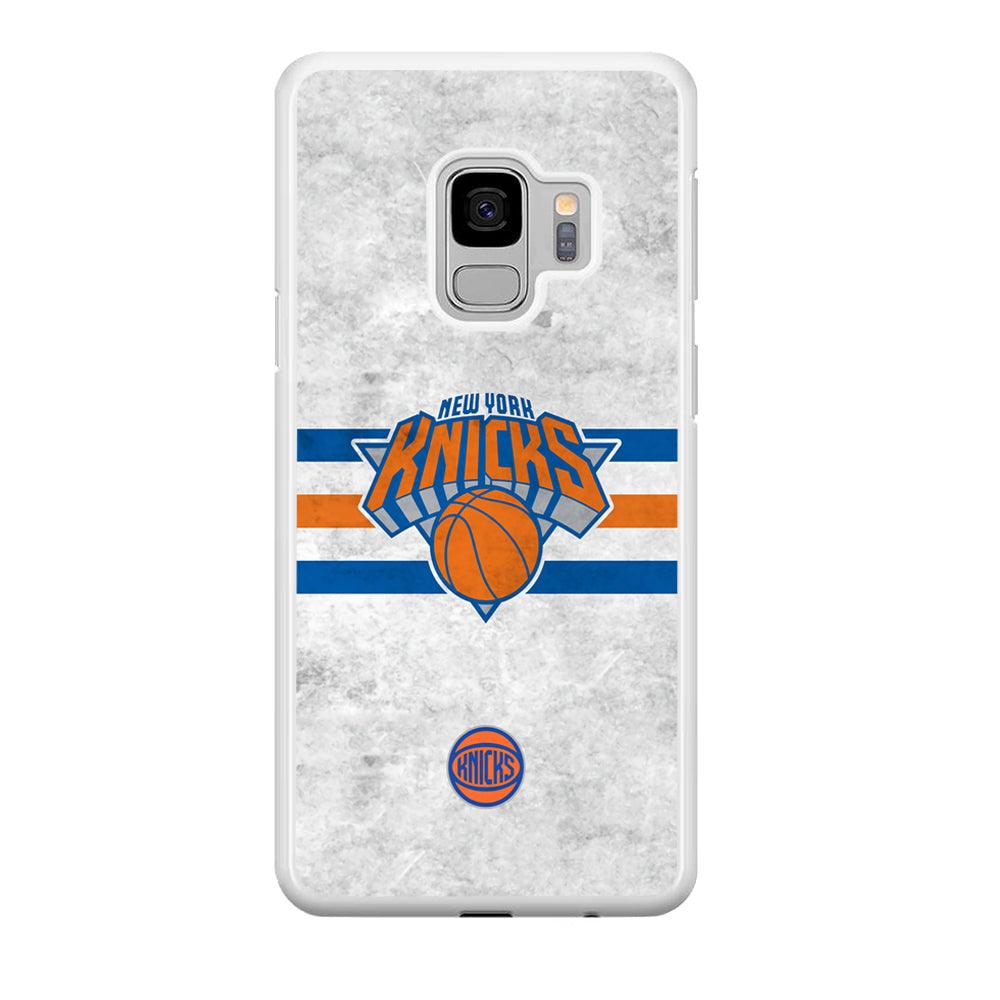 New York Knicks on Old Wall Samsung Galaxy S9 Case-Oxvistore