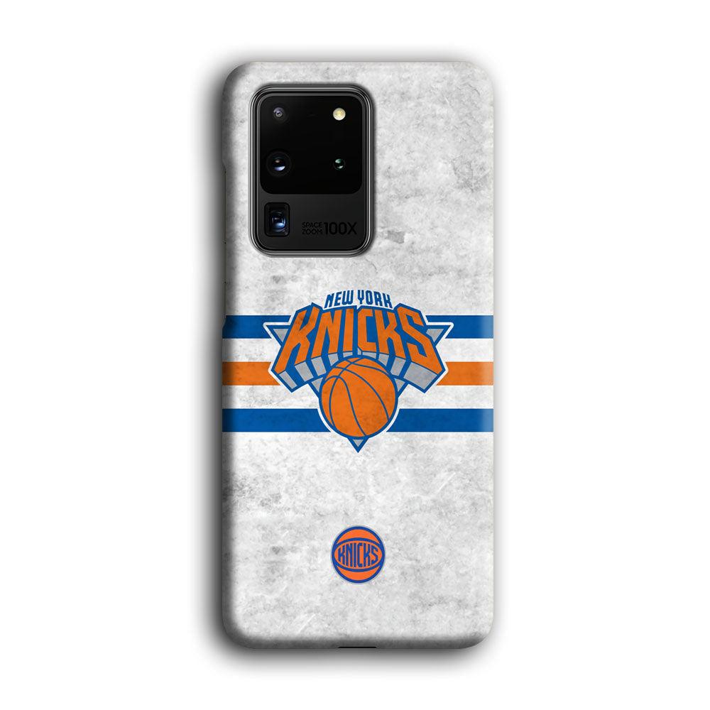 New York Knicks on Old Wall Samsung Galaxy S20 Ultra Case-Oxvistore