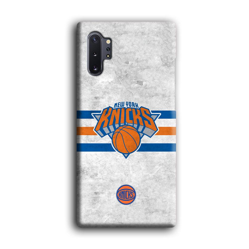 New York Knicks on Old Wall Samsung Galaxy Note 10 Plus Case-Oxvistore