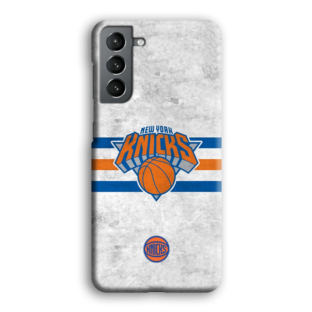 New York Knicks on Old Wall Samsung Galaxy S21 Plus Case-Oxvistore