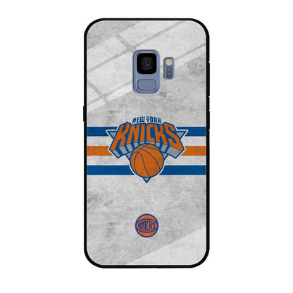 New York Knicks on Old Wall Samsung Galaxy S9 Case-Oxvistore