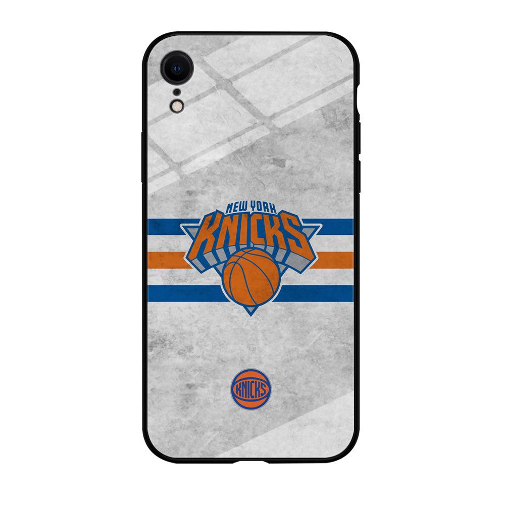 New York Knicks on Old Wall iPhone XR Case-Oxvistore