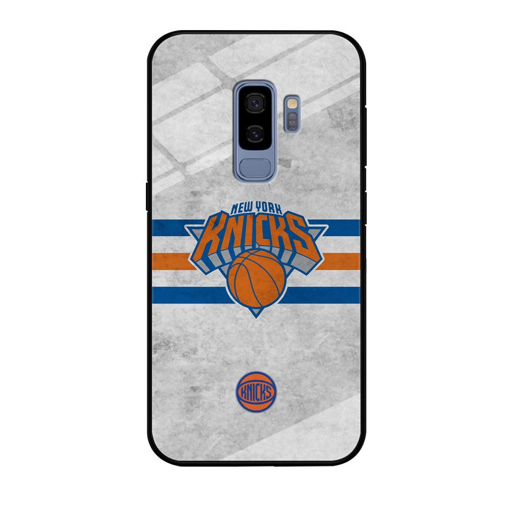 New York Knicks on Old Wall Samsung Galaxy S9 Plus Case-Oxvistore