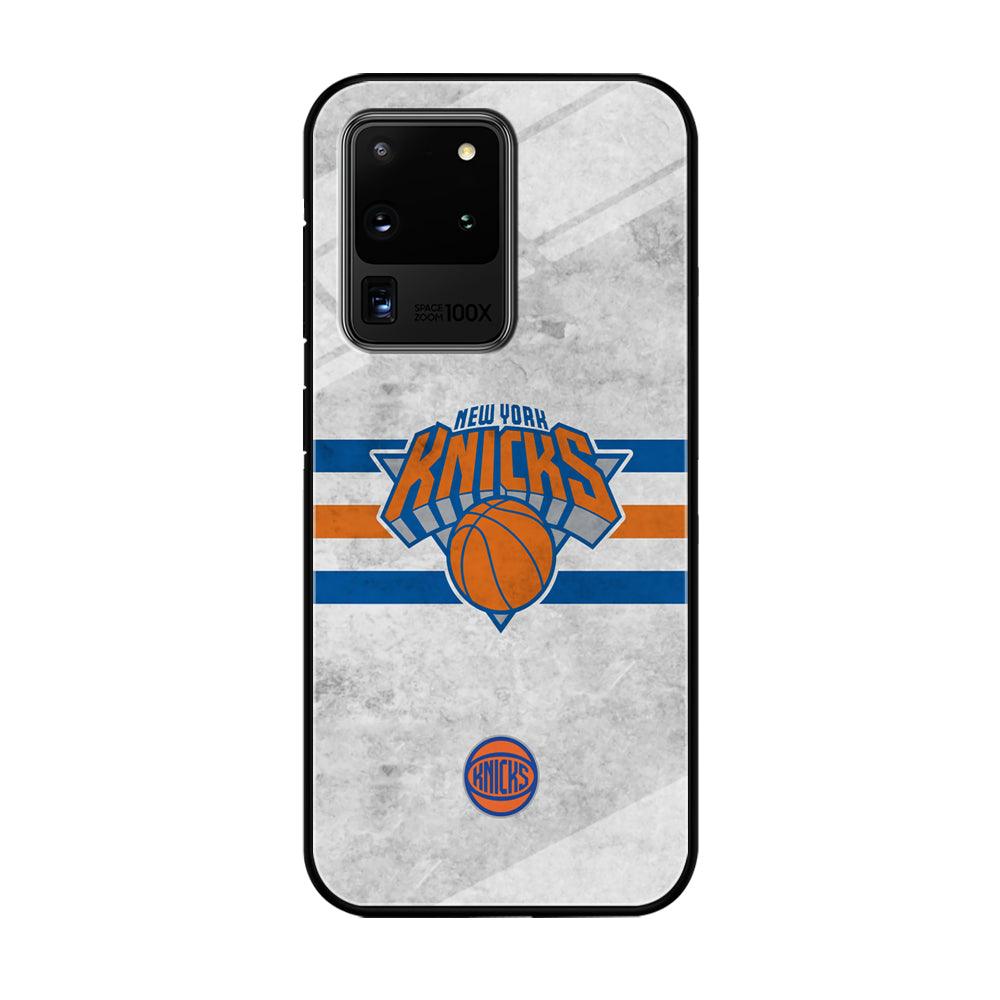 New York Knicks on Old Wall Samsung Galaxy S20 Ultra Case-Oxvistore