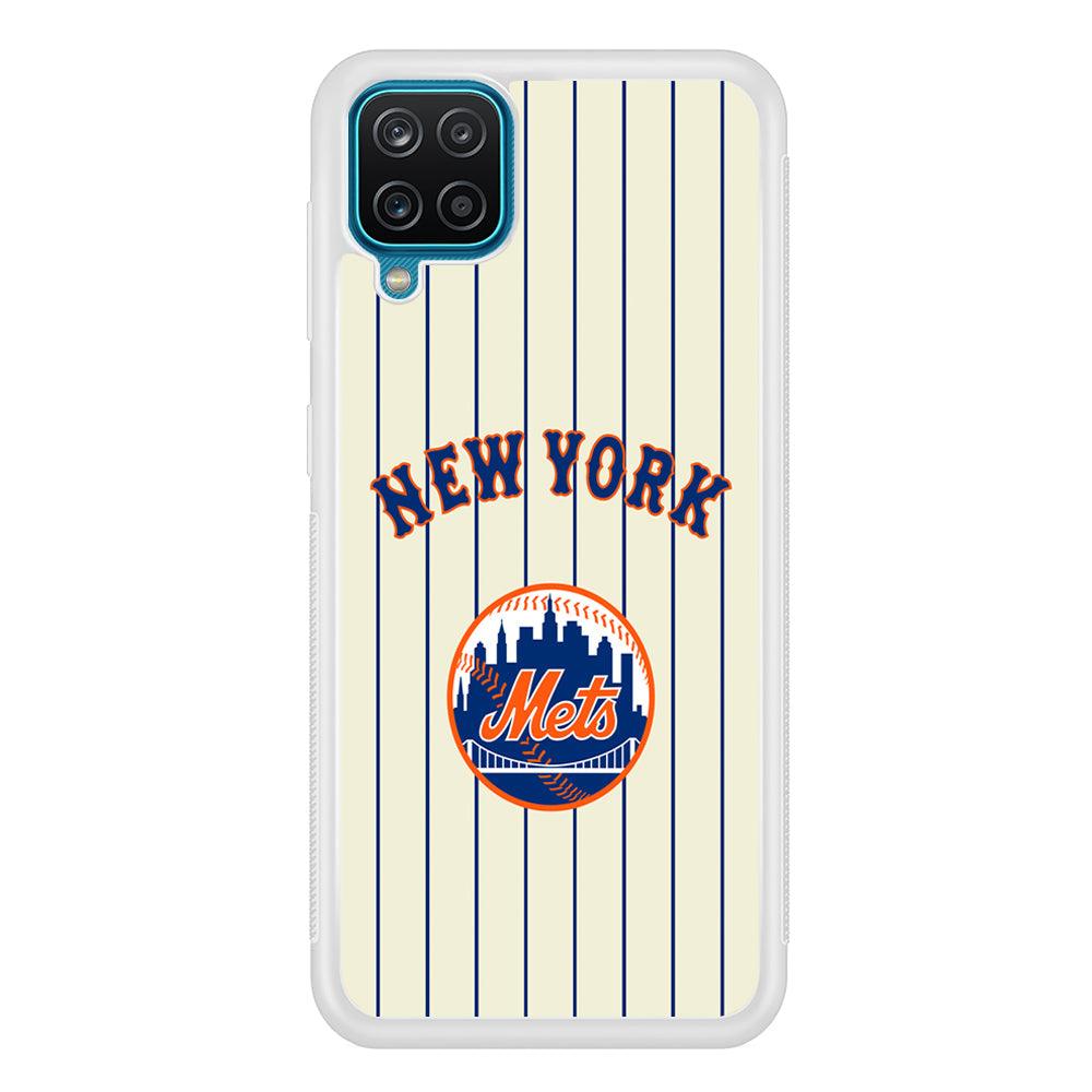 New York Mets Emblem of The City Samsung Galaxy A12 Case-Oxvistore