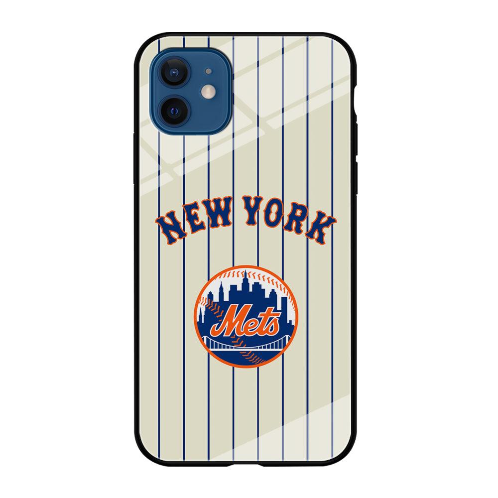 New York Mets Emblem of The City iPhone 12 Case-Oxvistore