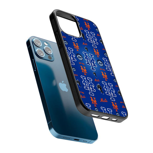 New York Mets Logo 2D Rubber Phone Case-Oxvistore