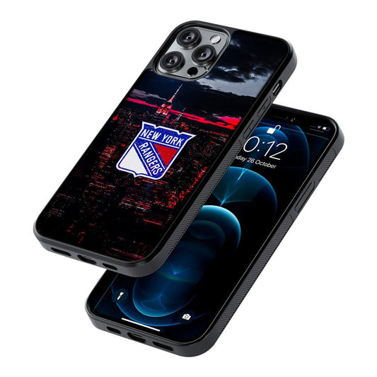 New York Rangers City 2D Rubber Phone Case-Oxvistore