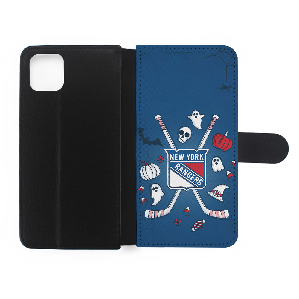 New York Rangers Logo Flip Wallet Phone Case