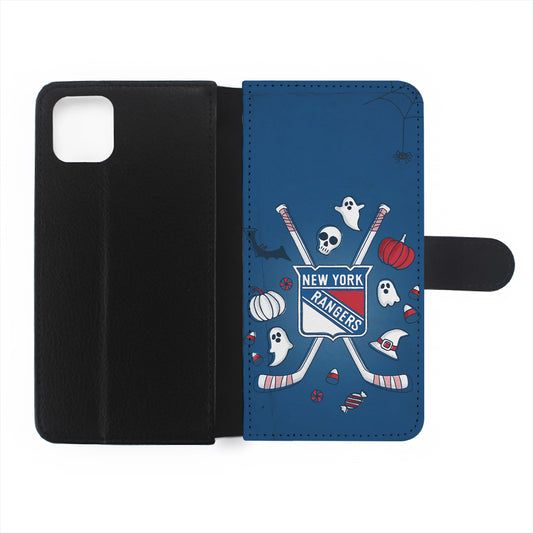 New York Rangers Logo Flip Wallet Phone Case