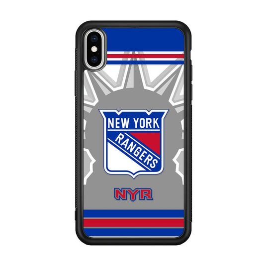 New York Rangers Struggle for The People iPhone X Case-Oxvistore