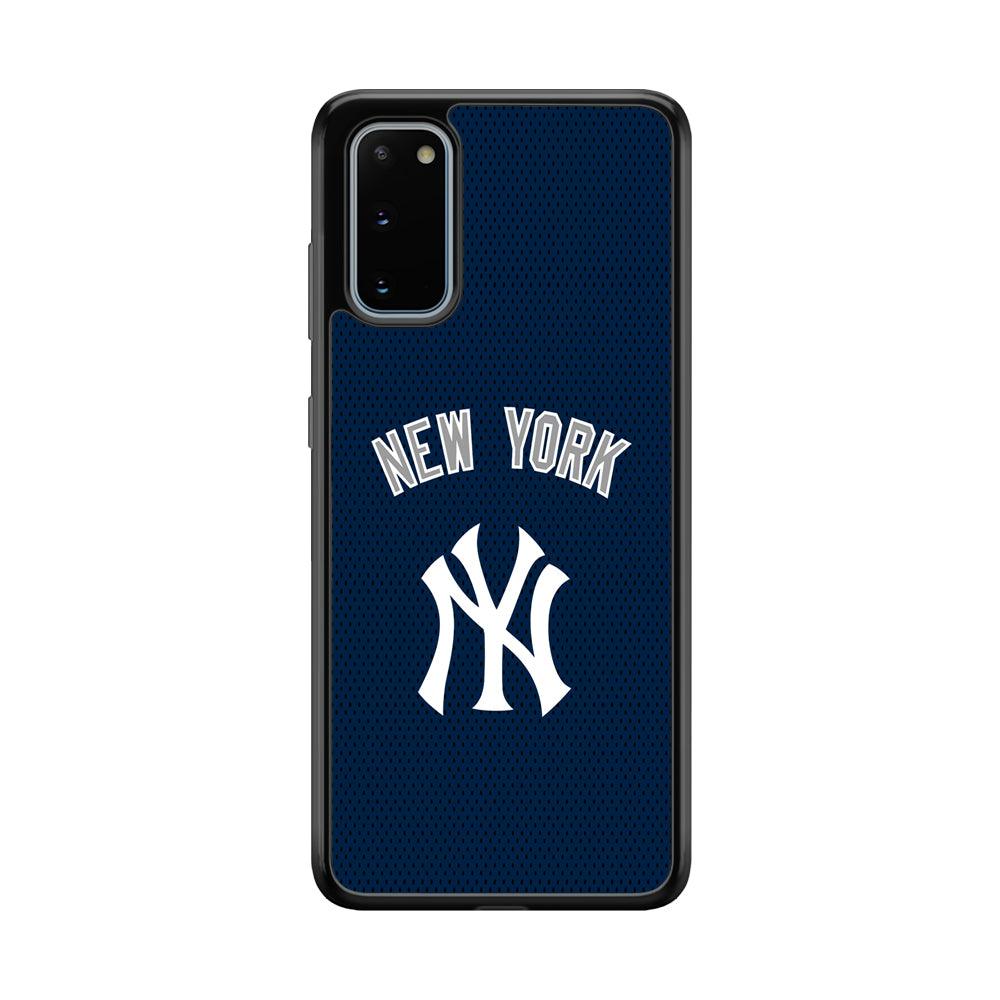 New York Yankees Back to Competing Samsung Galaxy S20 Case-Rubber Black (2D Case)-Oxvistore