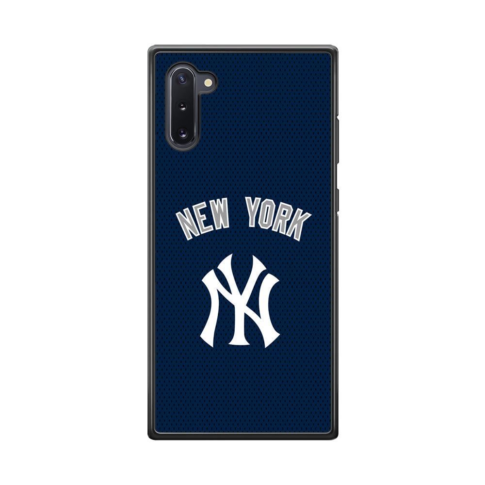 New York Yankees Back to Competing Samsung Galaxy Note 10 Case-Rubber Black (2D Case)-Oxvistore
