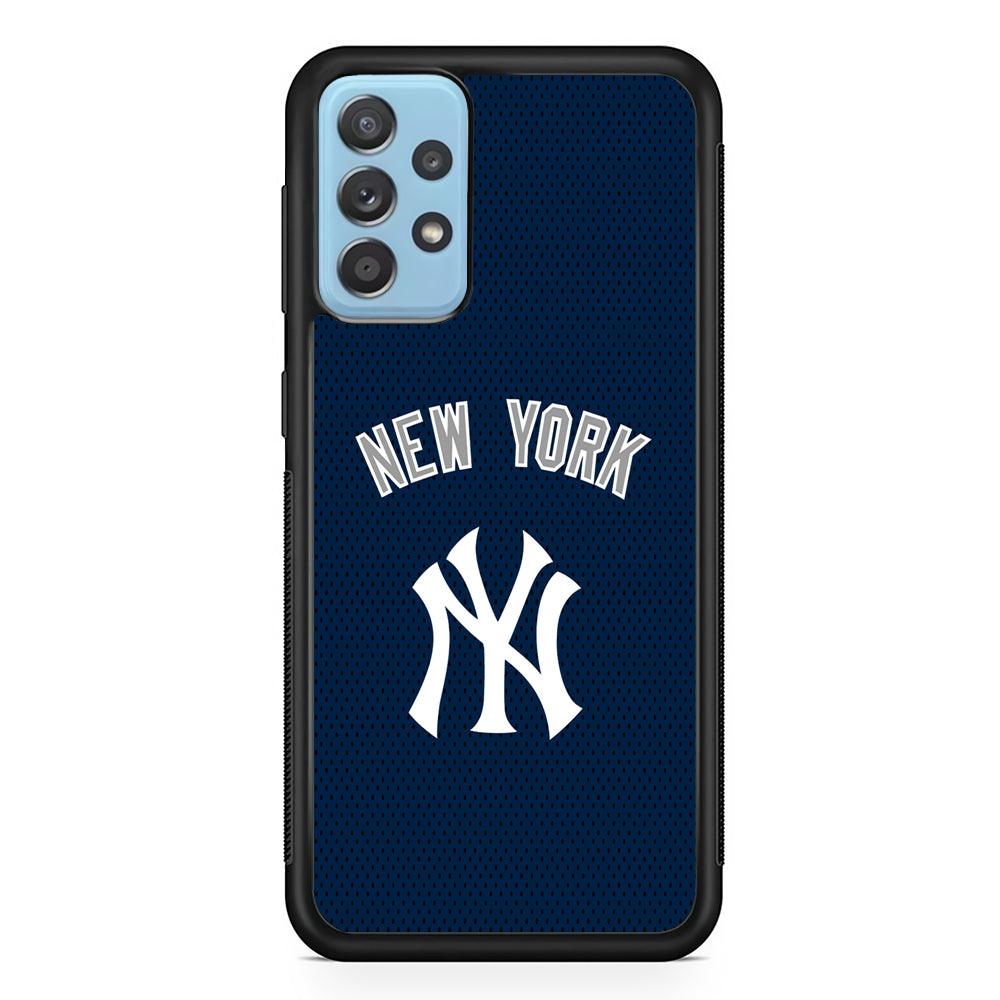 New York Yankees Back to Competing Samsung Galaxy A52 Case-Rubber Black (2D Case)-Oxvistore