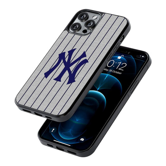 New York Yankees Logo 2D Rubber Phone Case-Oxvistore