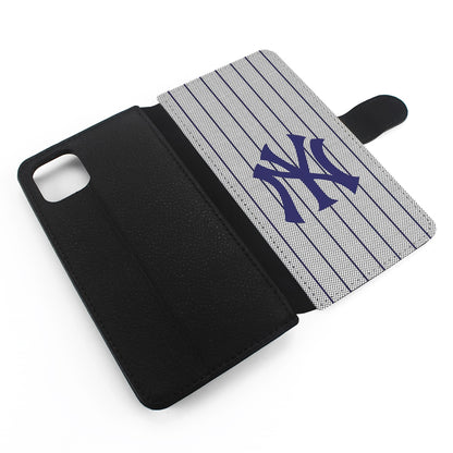 New York Yankees Logo Flip Wallet Phone Case