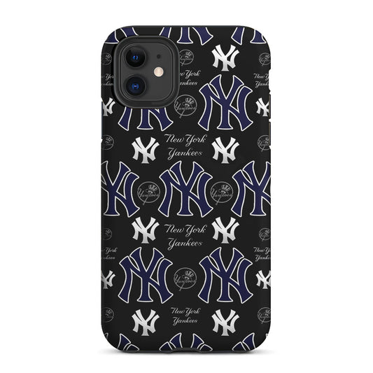 New York Yankees Pattern 2 in 1 Tough Phone Case