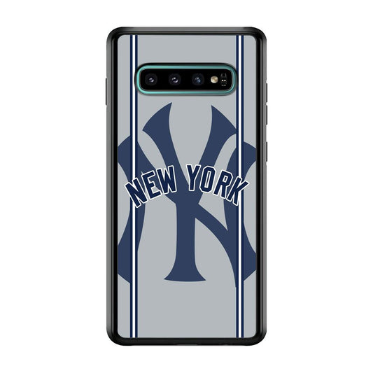 New York Yankees Wide Layer Samsung Galaxy S10 Plus Case-Oxvistore