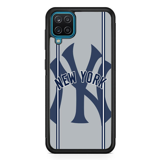 New York Yankees Wide Layer Samsung Galaxy A12 Case-Oxvistore