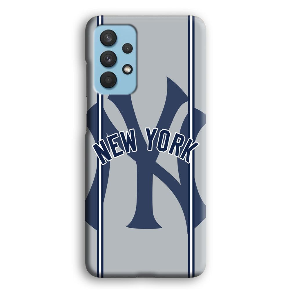 New York Yankees Wide Layer Samsung Galaxy A32 Case-Oxvistore