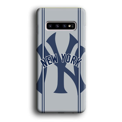 New York Yankees Wide Layer Samsung Galaxy S10 Plus Case-Oxvistore