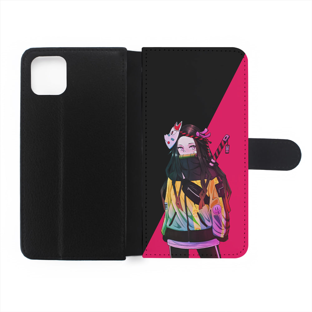 Nezuko Hypebeast Demon Slayer Flip Wallet Phone Case