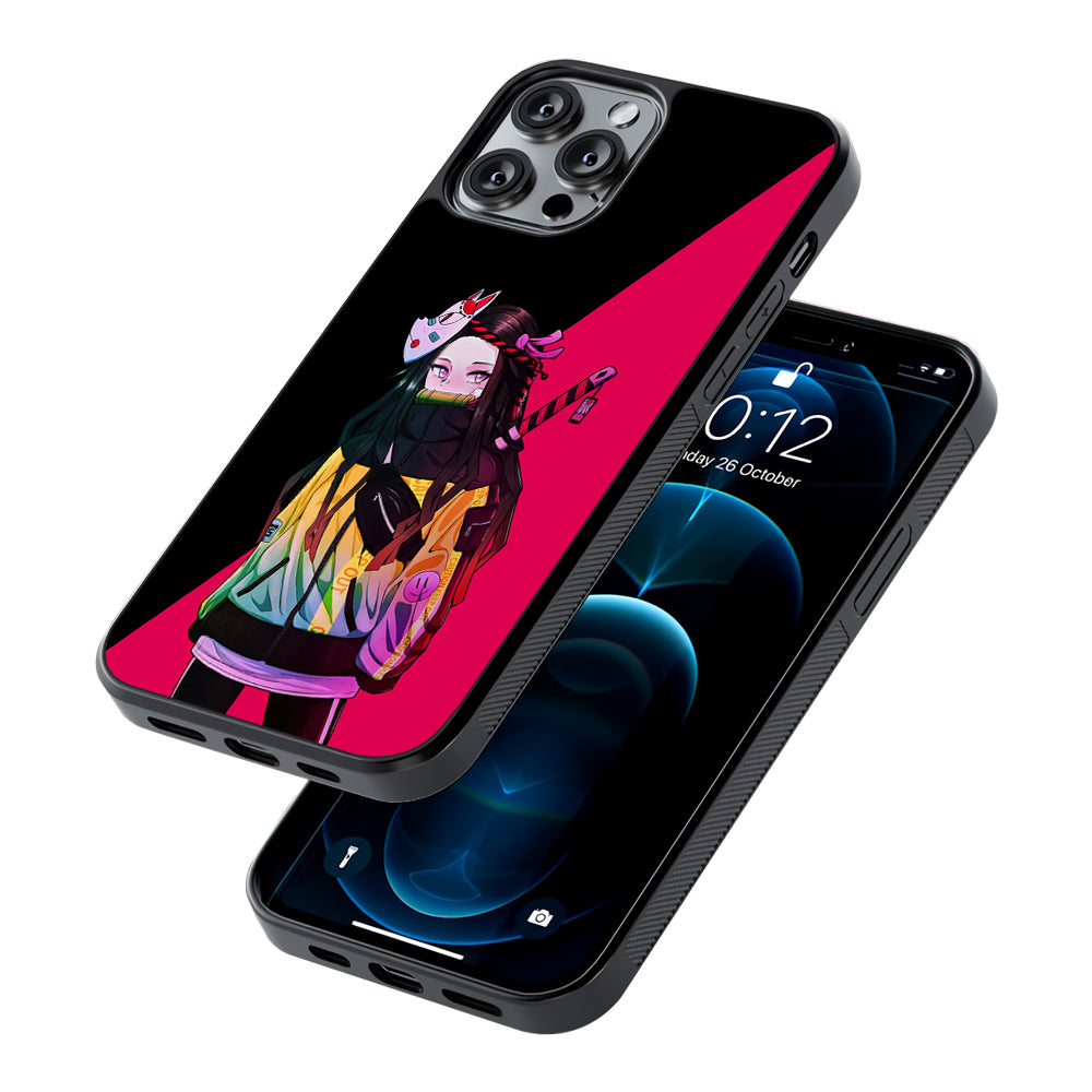 Nezuko Hypebeast Demon Slayer 2D Rubber Phone Case