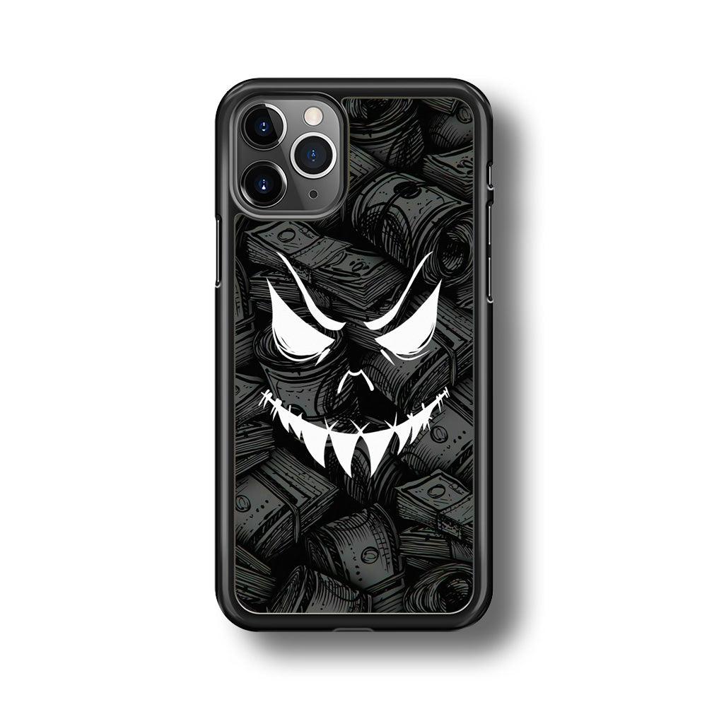 Nightmare from Your Money iPhone 11 Pro Max Case-Rubber Black (2D Case)-Oxvistore