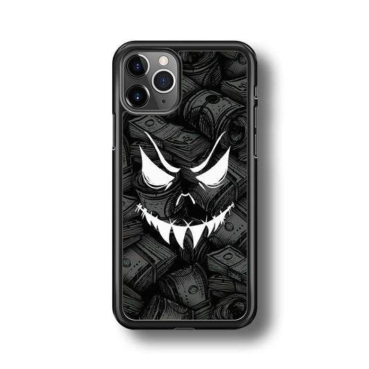 Nightmare from Your Money iPhone 11 Pro Max Case-Rubber Black (2D Case)-Oxvistore