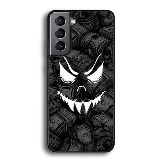 Nightmare from Your Money Samsung Galaxy S24 Case-Rubber Black (2D Case)-Oxvistore