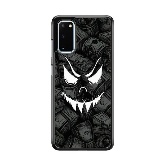 Nightmare from Your Money Samsung Galaxy S20 Case-Rubber White (2D Case)-Oxvistore
