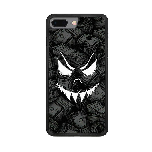 Nightmare from Your Money iPhone 8 Plus Case-Rubber White (2D Case)-Oxvistore
