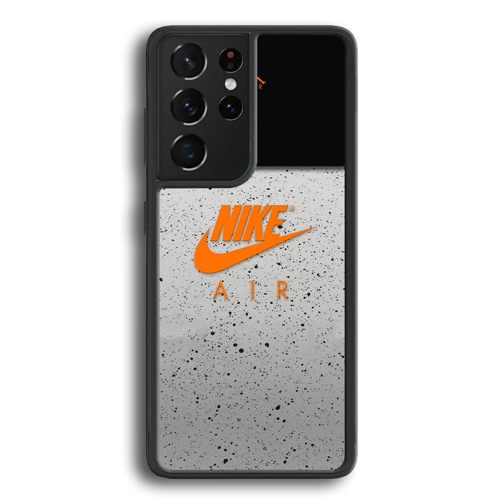 Nike Air Emblem of Pride Samsung Galaxy S24 Ultra Case-Rubber Black (2D Case)-Oxvistore